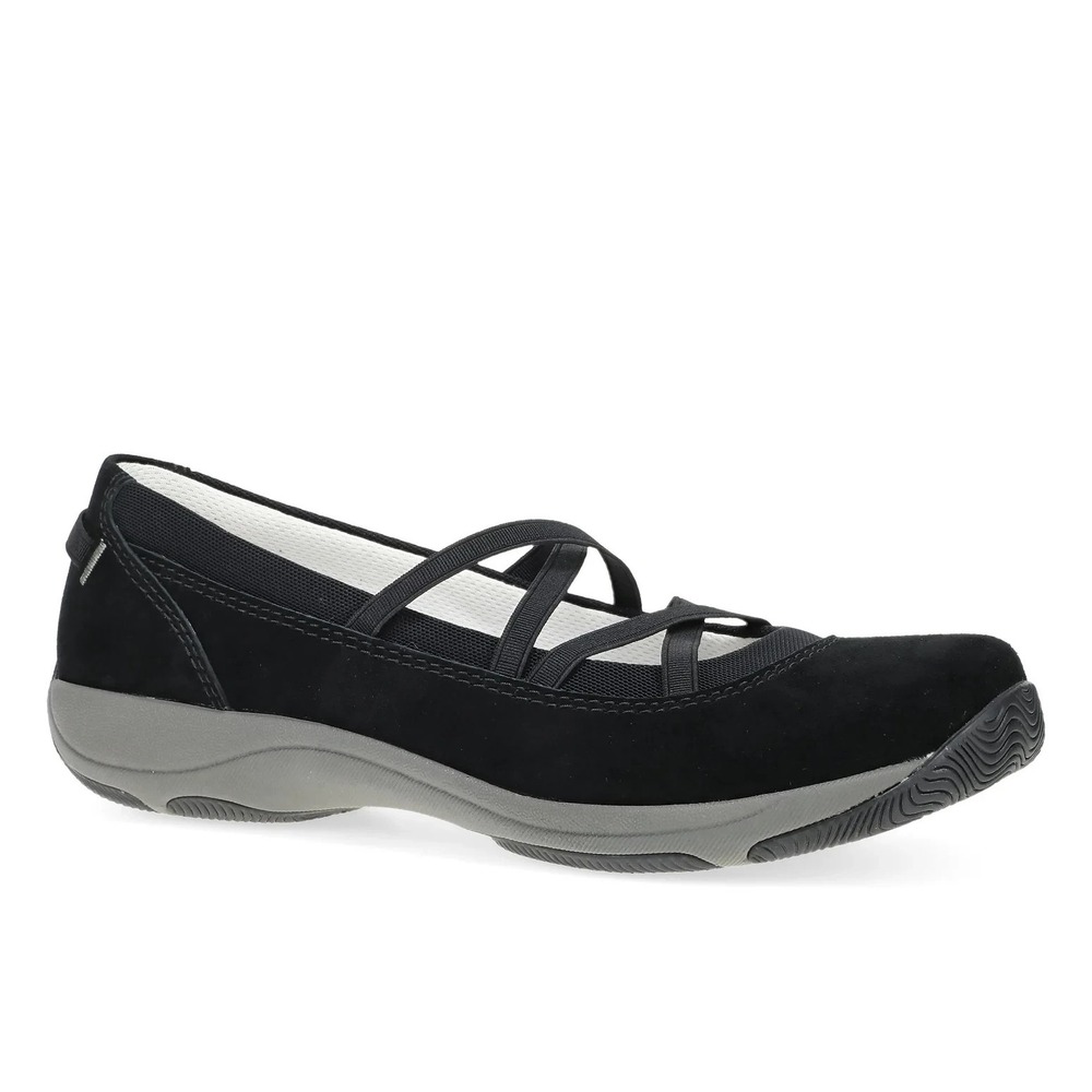 Dansko Harper Suede Womens Size US 11.5 - 12 EU 42 Black Sneakers Shoes NEW